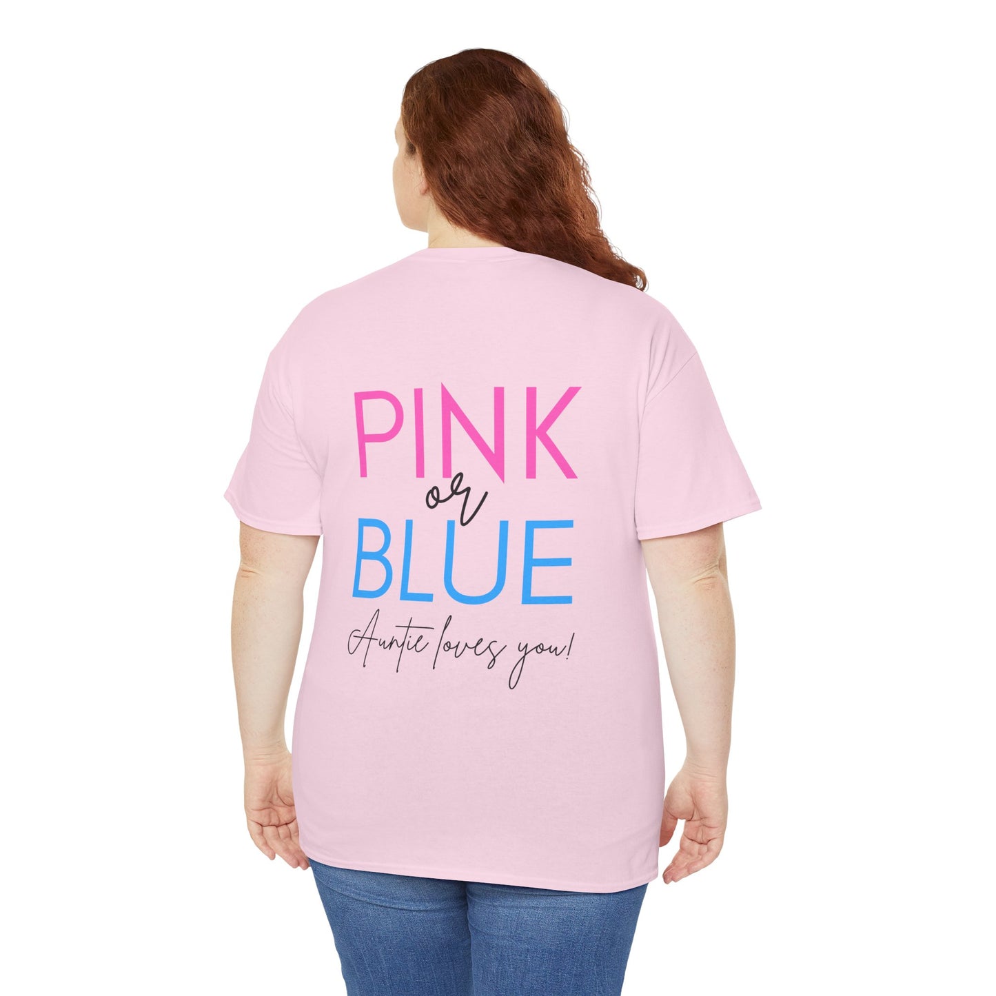 Keeper of the Gender - Pink or Blue Auntie Loves You