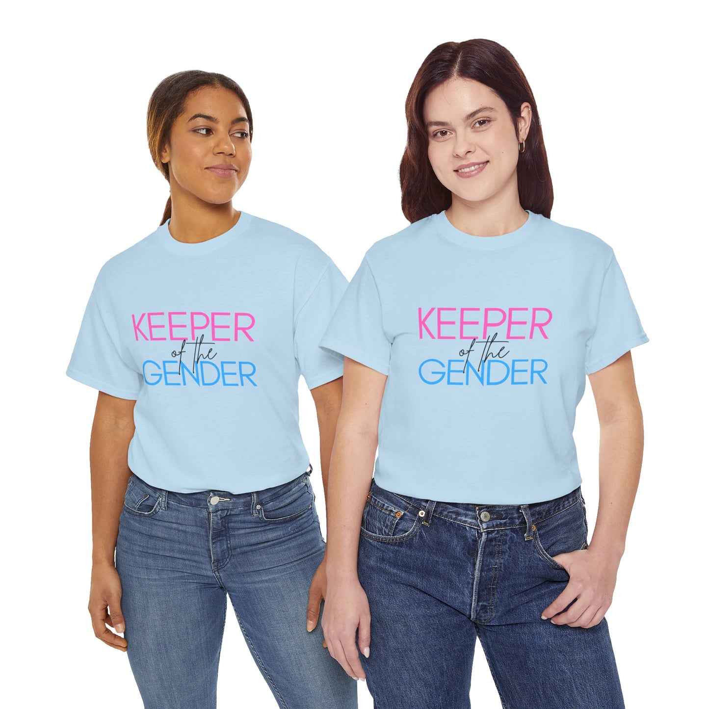 Keeper of the Gender - Pink or Blue Auntie Loves You