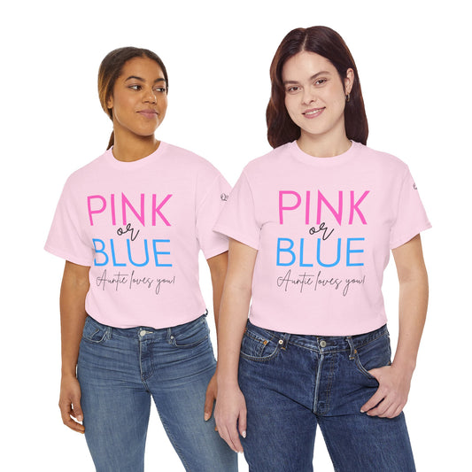 Pink or Blue Auntie Loves You