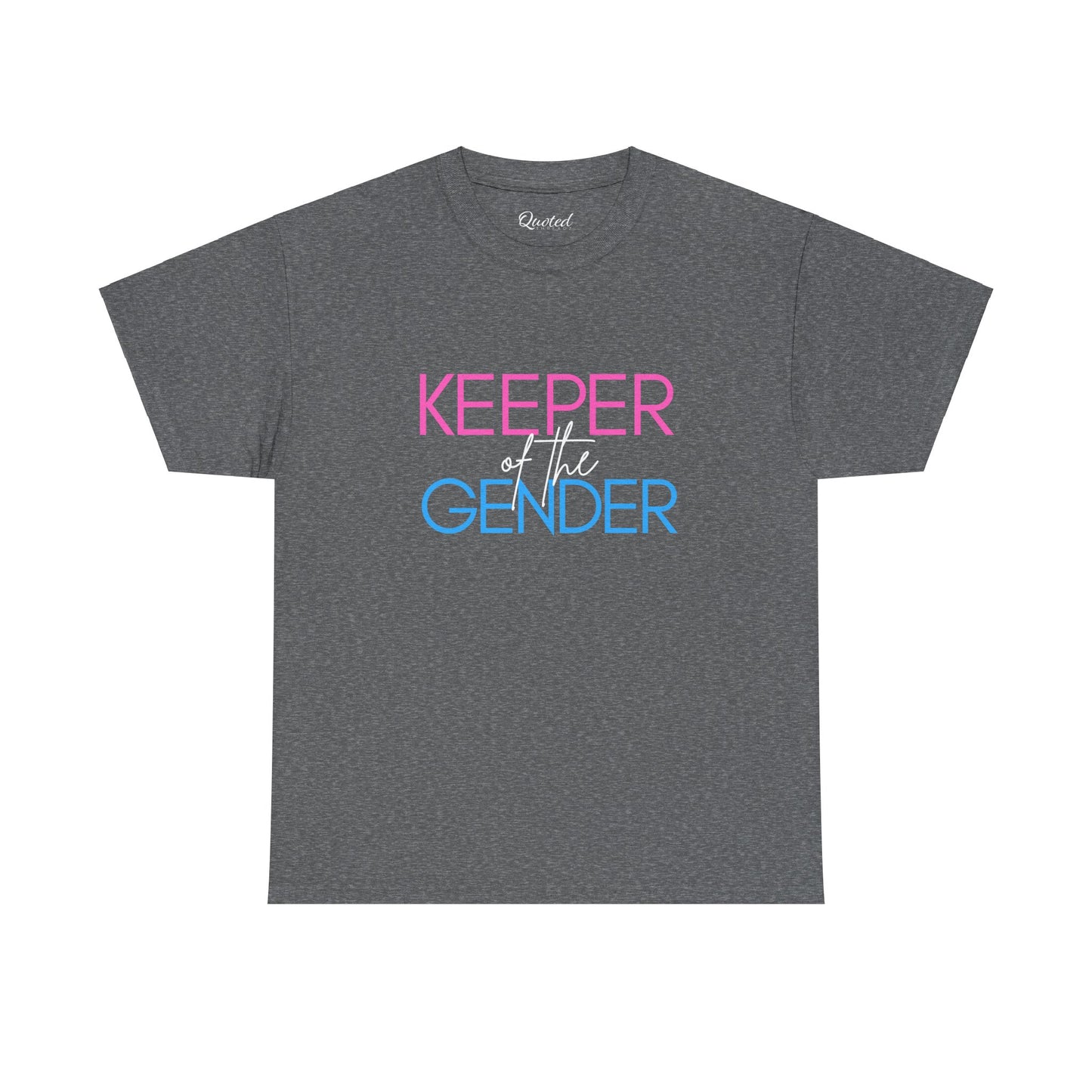 Keeper of the Gender - Pink or Blue Auntie Loves You