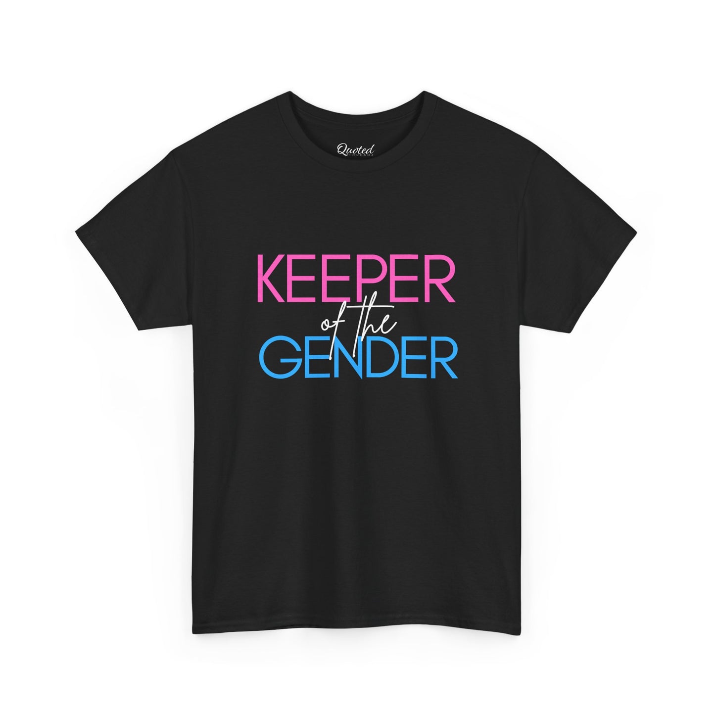 Keeper of the Gender - Pink or Blue Auntie Loves You